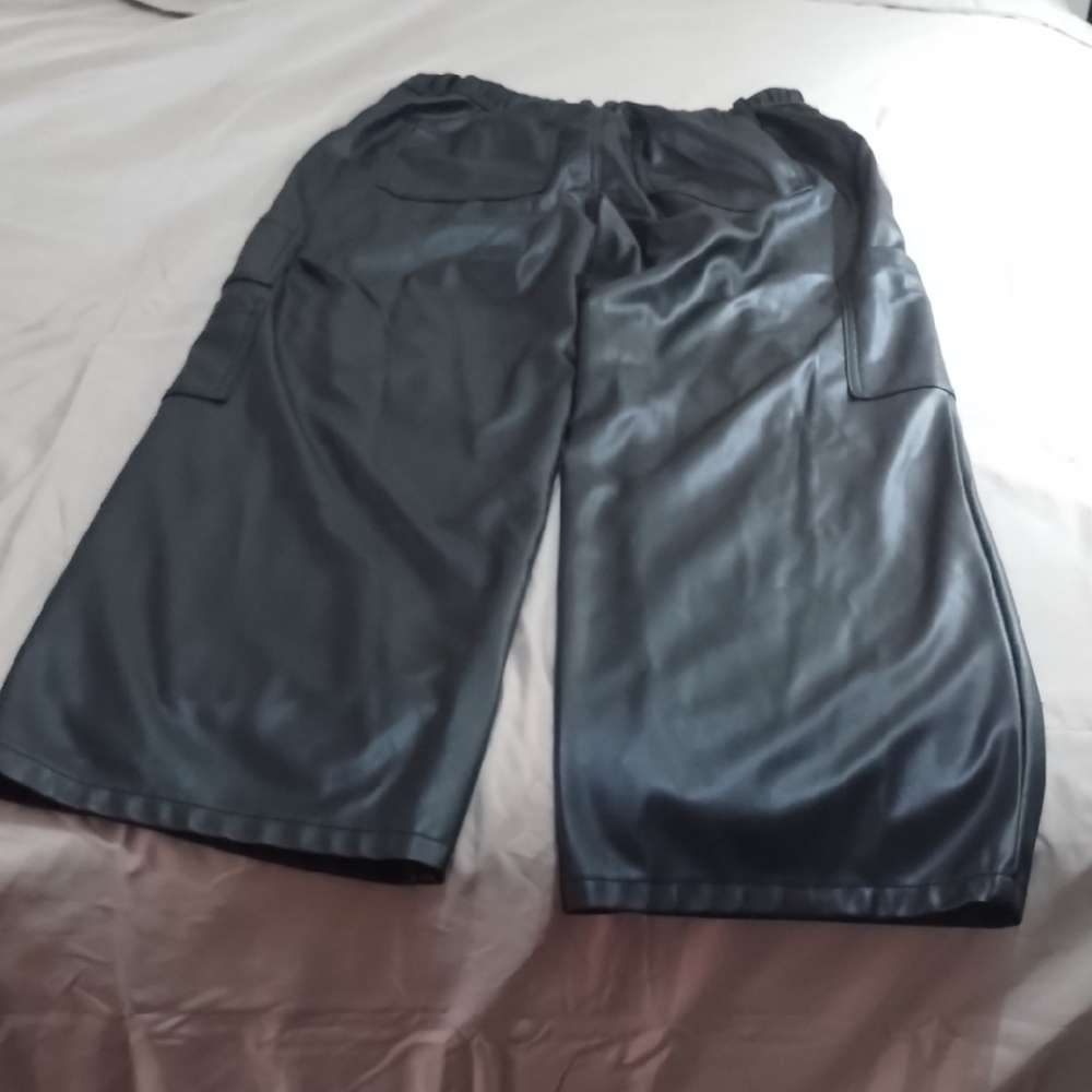 No Boundaries Black Faux Leather Leggings